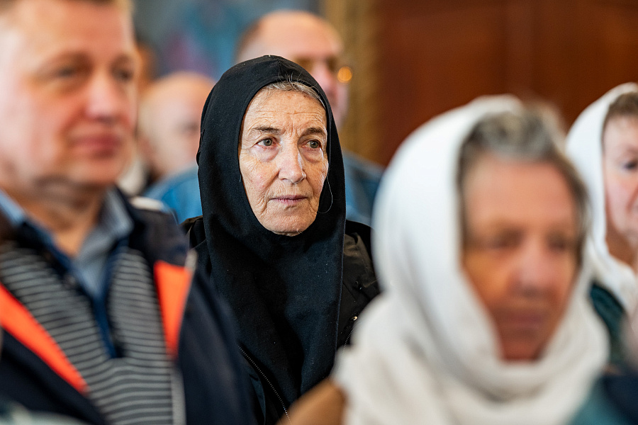 Архиерейское богослужение в храме Воскресения Словущего села Битягово г.о. Домодедово